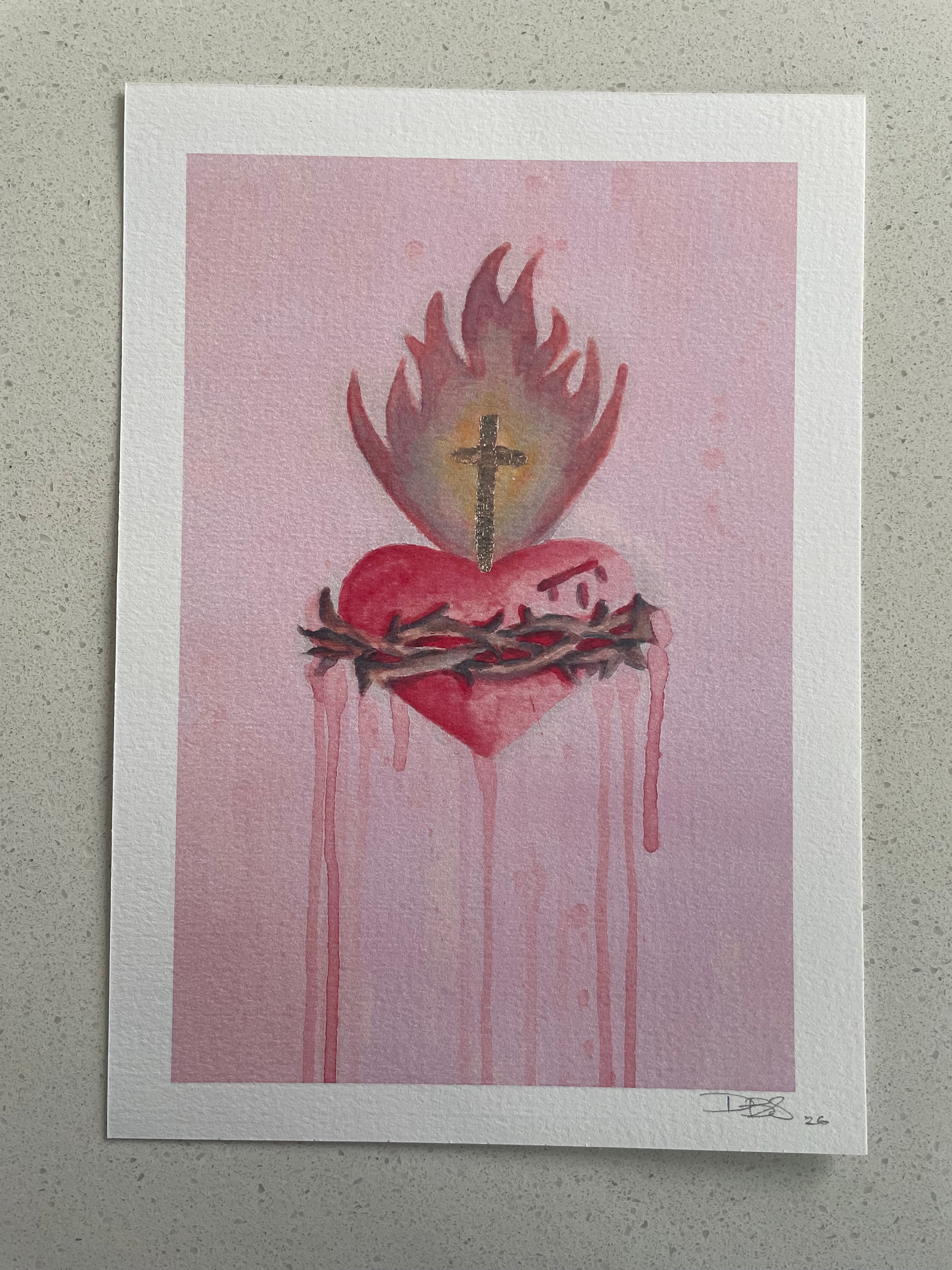 Art Print- Sacred Heart of Jesus