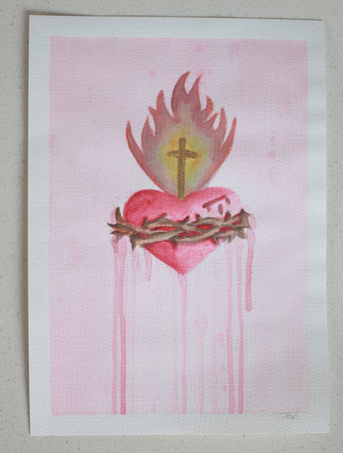 Art Print- Sacred Heart of Jesus