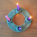 Handmade Pottery Advent Wreath